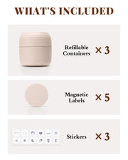 The Mini Capsule Set (30ml x 3 , Matte Beige)