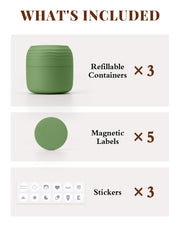 The Mini Capsule Set (30ml x 3 , Matcha green)