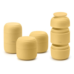 The Essential Capsule Set (2 × 30 mL + 2 × 60 mL, Butter Yellow)